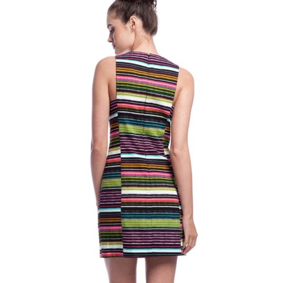 Trina Turk Ila Stripe Shift Dress 6 - Picture 5 of 6